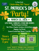 Flier for St. Patrick's Day Party at St. Mary's